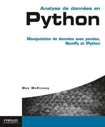 Analyse de données en Python